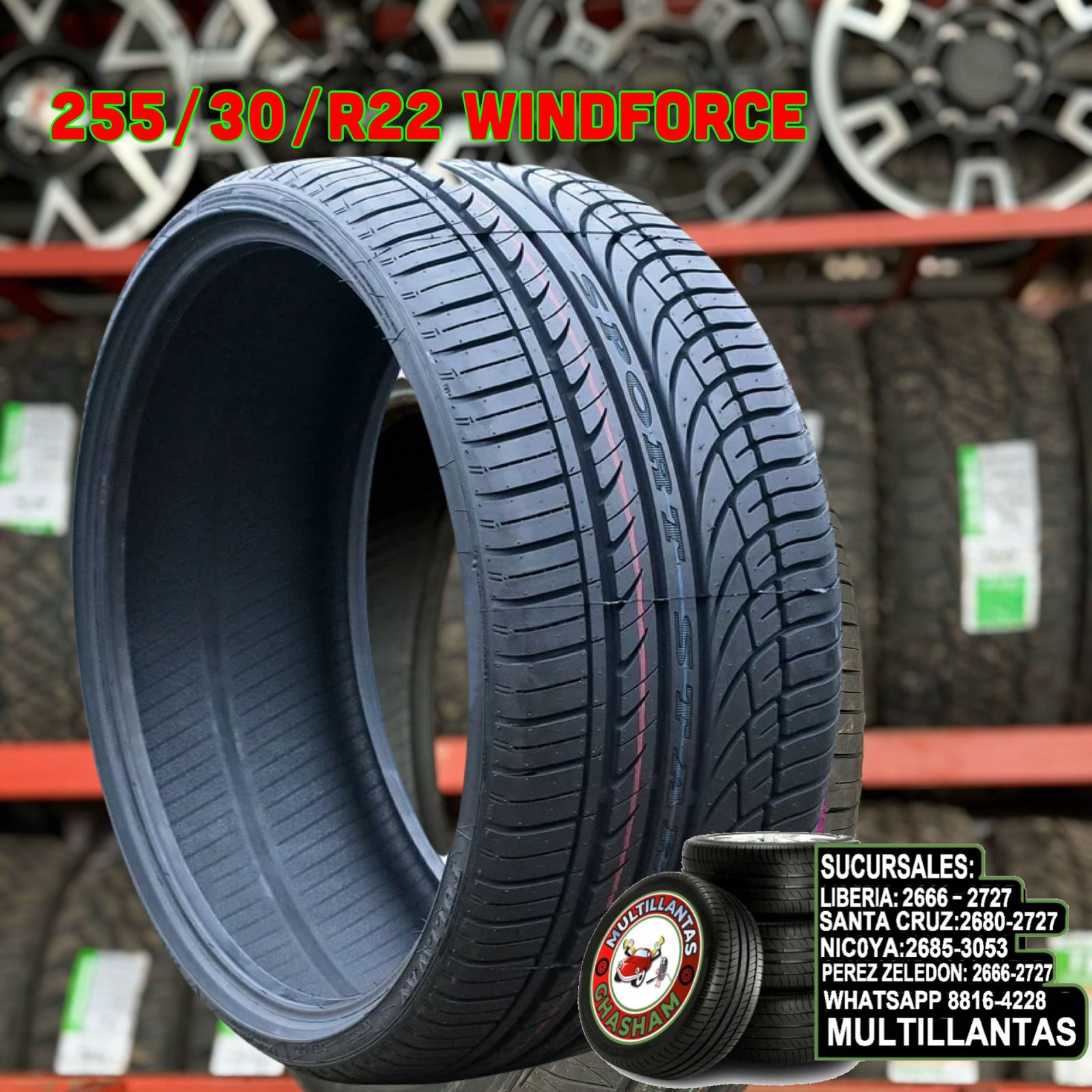 255/30/R22 WINDFORCE CATCHPOWER